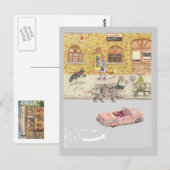 De cabinebestuurder en de Cadillac Briefkaart (Voorkant / Achterkant)