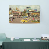 De cabinebestuurder spandoek (Beurs)