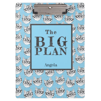 De Cadstudios The Big Plan Blauw Klembord