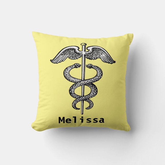 De Caduceus Kussen (Voorkant)