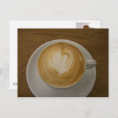 De Café Avec Carte Postale Amour (Devant / Derrière)