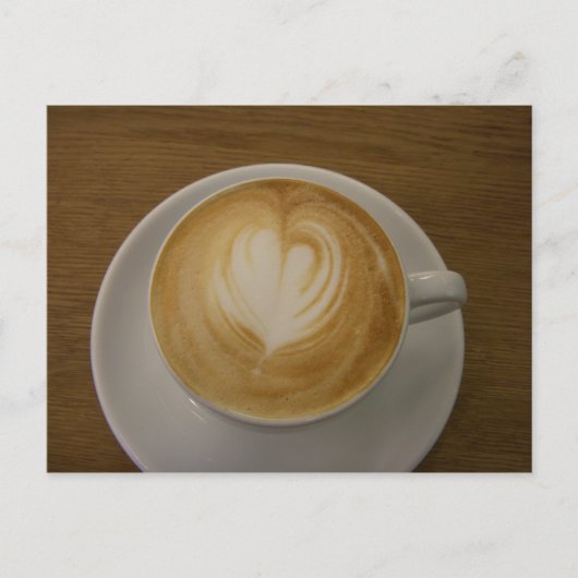 De Café Avec Carte Postale Amour (Devant)