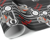 De Café Racer Cadeaupapier (Rol Hoek)