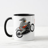 De Cafe Racer (gepersonaliseerde keramische Mok) Mok (Links)