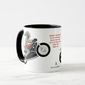 De Cafe Racer (gepersonaliseerde keramische Mok) Mok (Voorkant links)