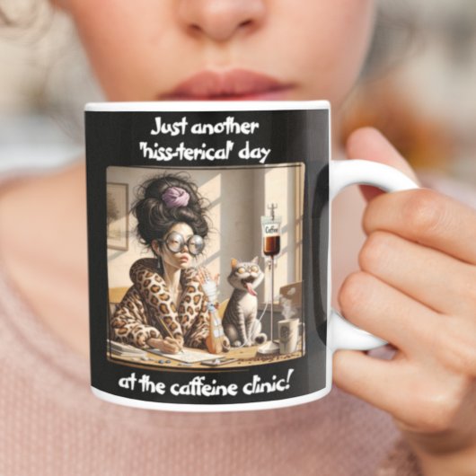 De cafeïne kliniek extra grote beker