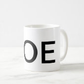 De Cafeïne van Drinkware van de Mok van de Koffie (Voorkant rechts)