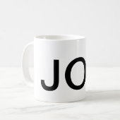 De Cafeïne van Drinkware van de Mok van de Koffie (Voorkant links)