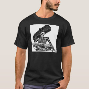 "De Calavera van het volk" ongeveer 1800 Mexico T-shirt