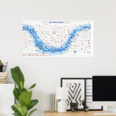 De Caldwell Catalog Star Chart Poster (Thuiskantoor)