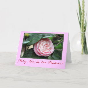 De "camelia van het moederdag " kaart