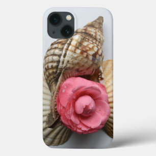De Camellia en de Shells iPhone 13 Hoesje