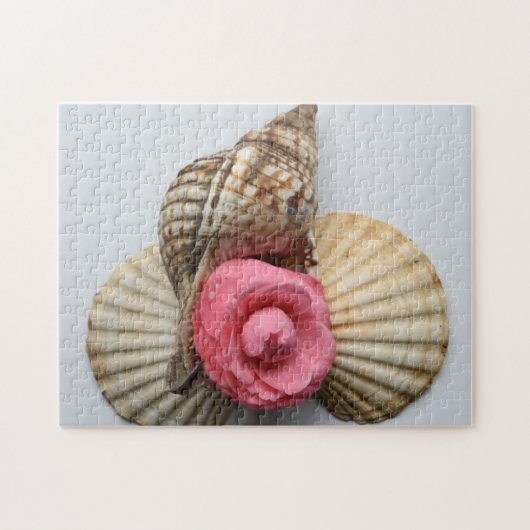 De Camellia en de Shells Legpuzzel (Horizontaal)