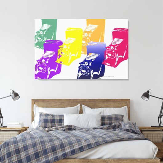 de camera - op canvas (Insitu (Slaapkamer))