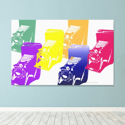 de camera - op canvas (Insitu (Houten vloer))