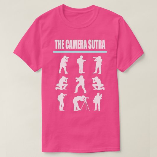 De camera sutra Funny Camera T-shirt (Design voorkant)