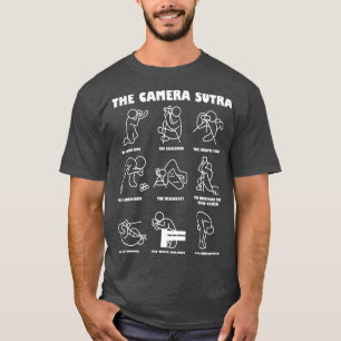 De camera Sutra Kamasutra fotograaf Cameraman T-shirt