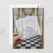 De Camera van het potlood Vs - Checkmate Briefkaart (Voorkant / Achterkant)