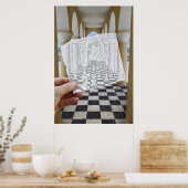 De Camera van het potlood Vs - Checkmate Poster (Keuken)