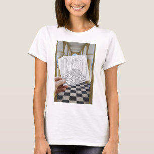 De Camera van het potlood Vs - Checkmate T-shirt