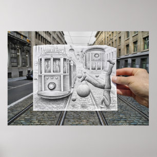 De camera van het potlood Vs - dit is niet zwaarte Poster