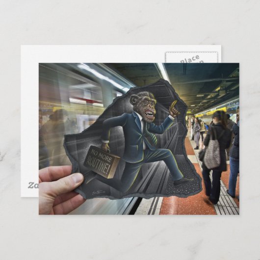 De Camera van het potlood Vs - meer Routine Briefkaart (Voorkant / Achterkant)