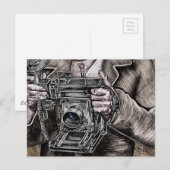 De camerakop briefkaart (Voorkant / Achterkant)