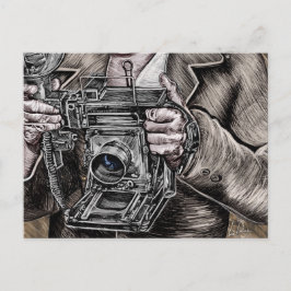 De camerakop briefkaart