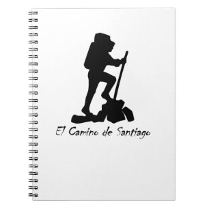 De Camino de Santiago - Emmerlijst Wandeltocht Notitieboek