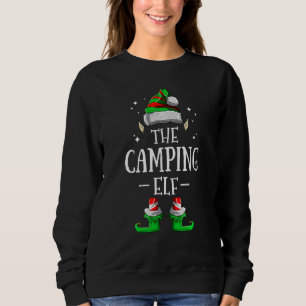 De Camping Elf Matching Familie Groep Kerstmis Pa Trui