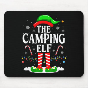 De Camping Elf Xmas Grappig Matching Familie Groep Muismat