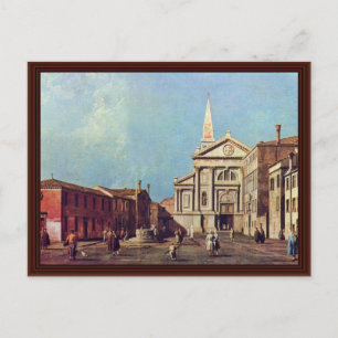 De Campo e La Chiesa di San Francesco Della Vigna. Briefkaart