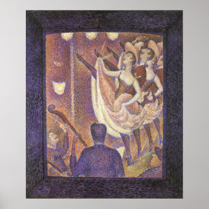 De Can Can-dans, Le Chahut van Georges Seurat Poster