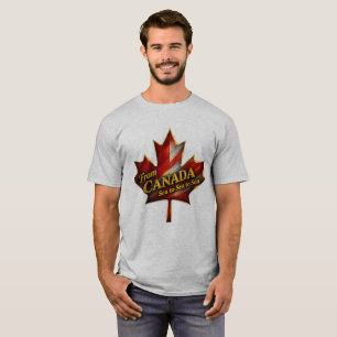 De Canada – D'un océan à l'autre T-Shirt Maple Lea