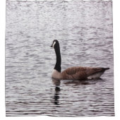 De Canada Goose op Lake Douche Gordijn (Voorkant)