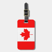 De Canadese vlag, Canada Bagagelabel (Voorkant verticaal)