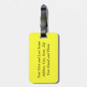 De Canadese vlag, Canada Bagagelabel (Achterkant verticaal)