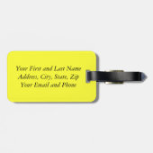 De Canadese vlag, Canada Bagagelabel (Achterkant horizontaal)