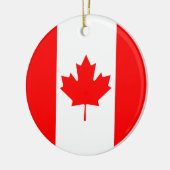 De Canadese vlag, Canada Keramisch Ornament (Links)