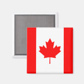 De Canadese vlag - Canada Souvenir Magneet (Voorkant / Achterkant)