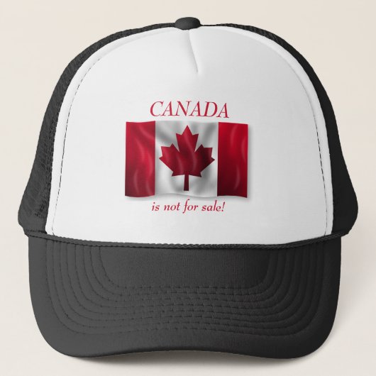 De Canadese vlag van Canada is niet te koop! Trucker Pet (Voorkant)
