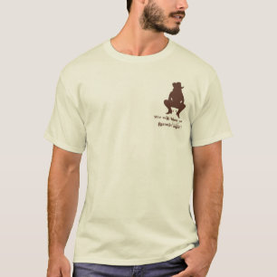 De canard de ferme de T-shirt de logo dos chanceux