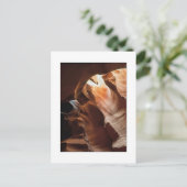 De "canion van de groef - Verticaal " Briefkaart (Staand voorkant)