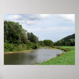De Canistero rivier in Addison, New York Poster