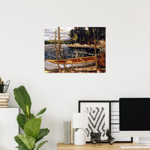 De Canoe, mooie kunst van Tom Thomson, Poster