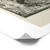 De Canterbury Pilgrims van William Blake Poster (Hoek)