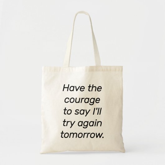 De Canvas tas Courage (Voorkant)