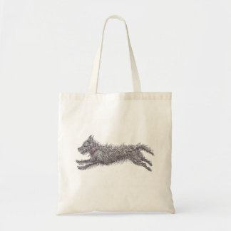 De Canvas tas Scruffy Terrier uitvoeren