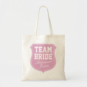 De canvas tas van de Bride van het team gepersonal
