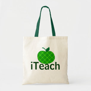 De Canvas tas van de groene Apple-leraar